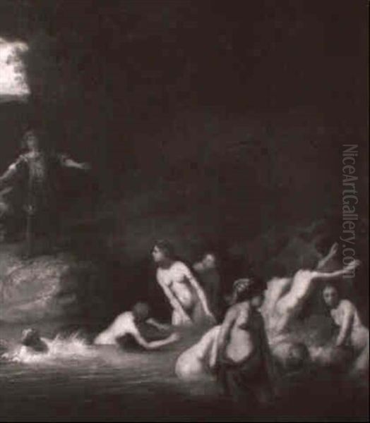 Diana And Actaeon ] Oil Painting by Harmenszoon van Rijn Rembrandt