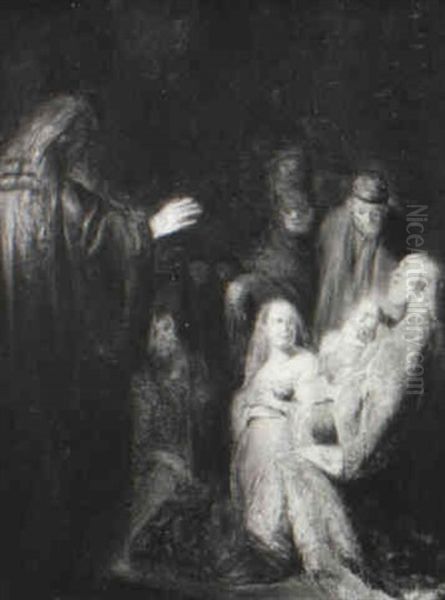 Chrsit Healing The Sick Oil Painting by Harmenszoon van Rijn Rembrandt