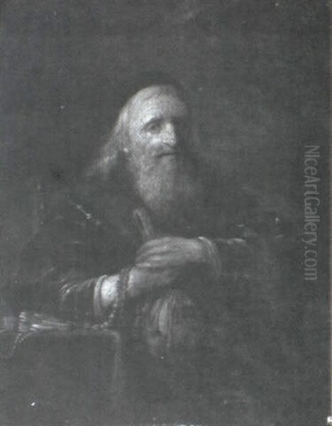 Old Man With A Money Bag Oil Painting by Harmenszoon van Rijn Rembrandt