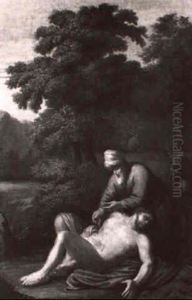 Der Barmherzige Samariter Oil Painting by Harmenszoon van Rijn Rembrandt