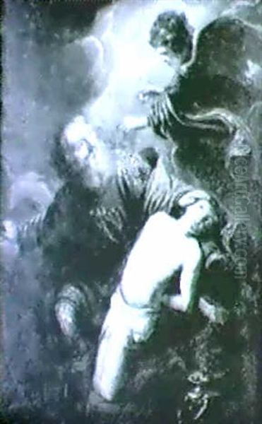 Le Sacrifice D'isaac Oil Painting by Harmenszoon van Rijn Rembrandt