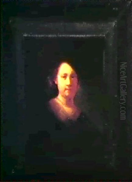 Portrait Of A Girl Oil Painting by Harmenszoon van Rijn Rembrandt