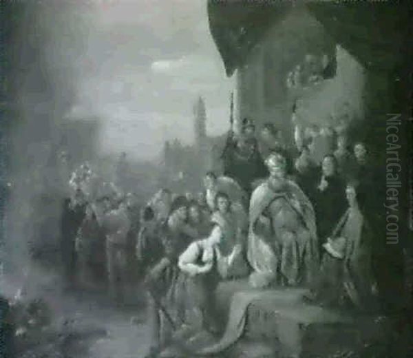 Thamer Zeight Juda Ring Und Stab Oil Painting by Harmenszoon van Rijn Rembrandt