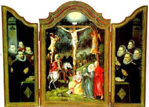 Die Kreuzigung Oil Painting by David Remeeus