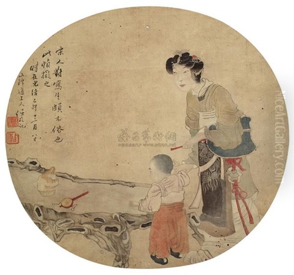 Character Oil Painting by Ren Bonian