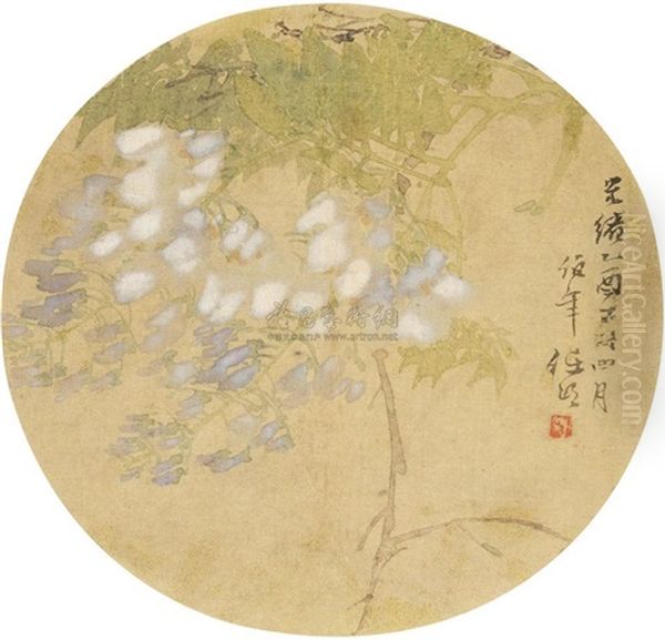 Flower Oil Painting by Ren Bonian