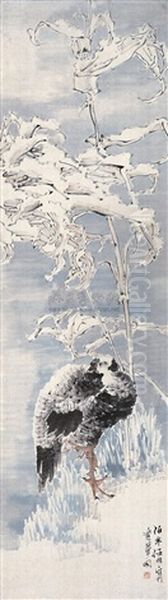 Bird Oil Painting by Ren Bonian