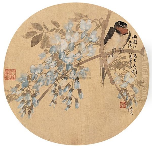 Flowers Oil Painting by Ren Bonian