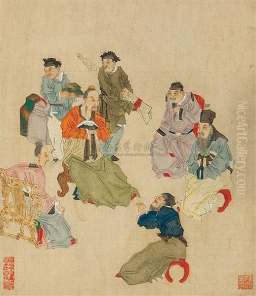 Character Oil Painting by Ren Bonian