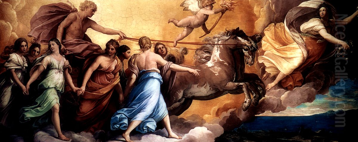L'aurora Oil Painting by Guido Reni