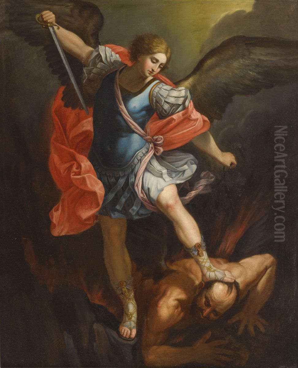 Saint Michael Oil Painting by Guido Reni