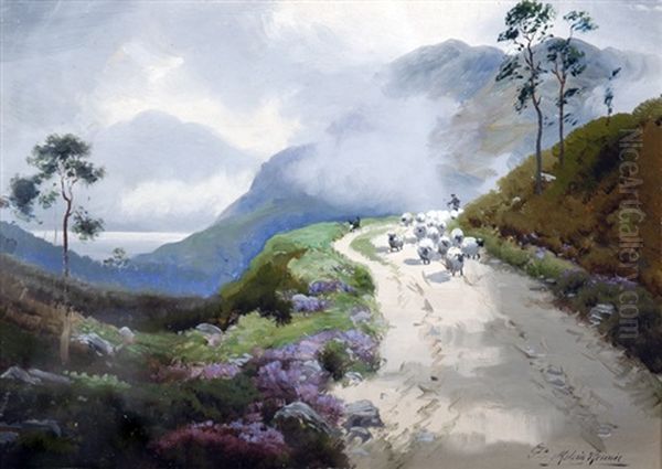 Morning Mists Oil Painting by George Melvin Rennie