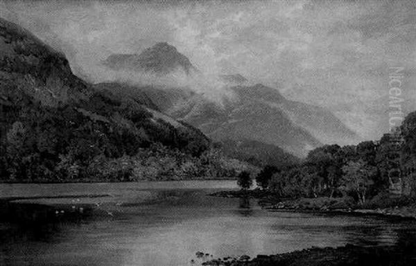 Highland Loch Oil Painting by George Melvin Rennie