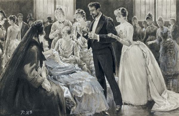 Le Malaise Oil Painting by Renouard, Charles Paul