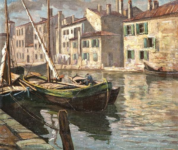 Kikotoben Oil Painting by Renuccio Renucci