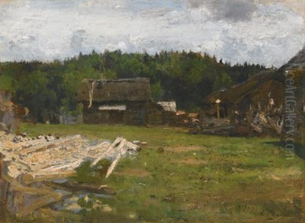 Forest Clearing Near Chuguev, Ukraine Oil Painting by Repin Iliya