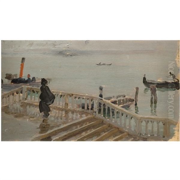 View Onto The Grand Canal, Venice Oil Painting by Repin Iliya