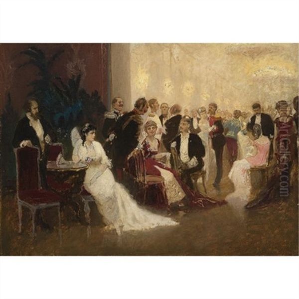 The Ballroom Oil Painting by Repin Iliya