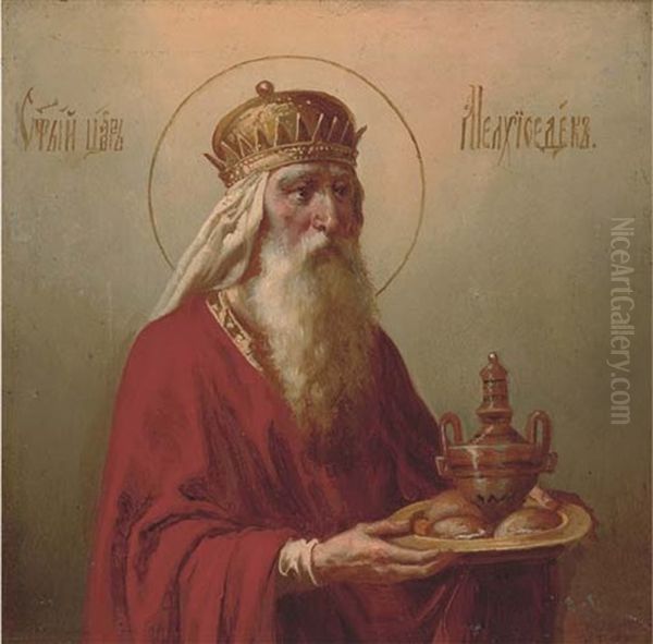 One Of The Three Kings Bringing Gifts Oil Painting by Repin Iliya