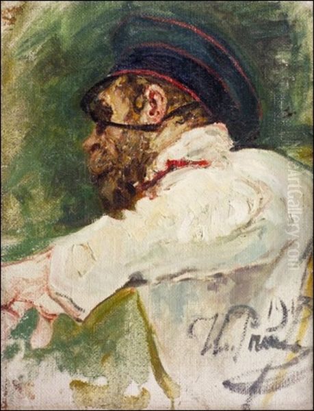 Sotilas Oil Painting by Repin Iliya