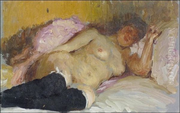 Natalia Nordman Oil Painting by Repin Iliya