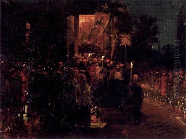 Pasknatten Oil Painting by Repin Iliya