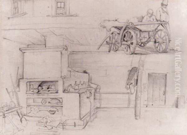 Interior Och Exterior Oil Painting by Repin Iliya