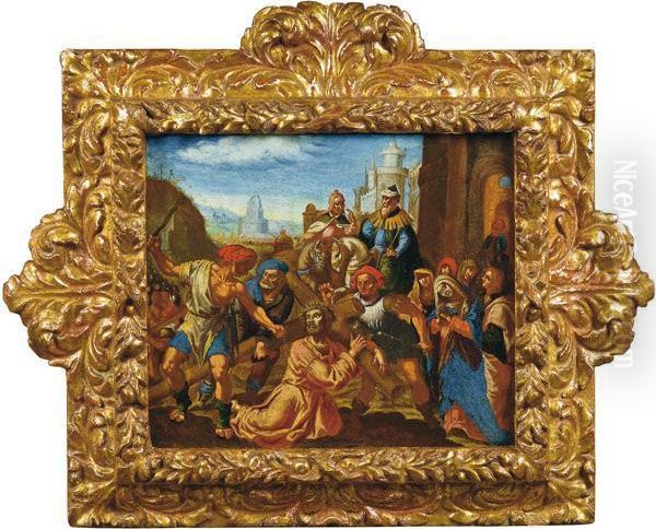 San Girolamo Penitente Oil Painting by Pietro Paolo Bonzi