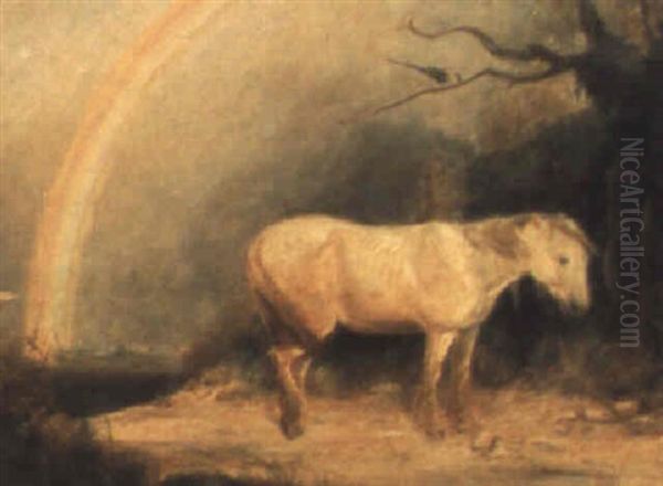 Refreshment At The End Of The Day Oil Painting by John Nicholas Rhodes