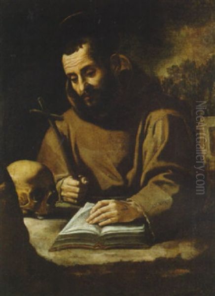 Saint Francis At La Verna Oil Painting by Juan de Ribalta