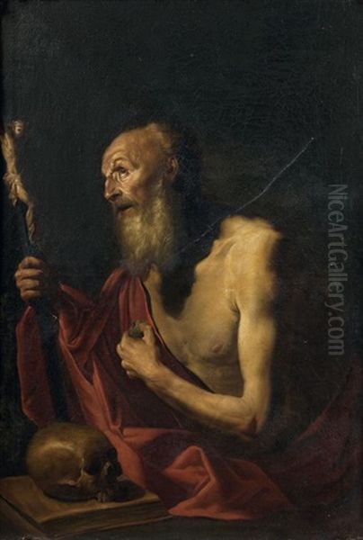 Saint Jerome Oil Painting by Jose Ribera