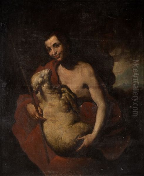 San Juan Bautista Oil Painting by Jose Ribera