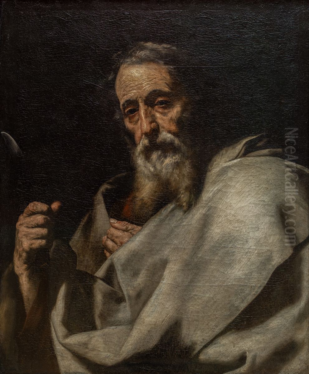 Hl. Bartholomaus Oil Painting by Jusepe de Ribera