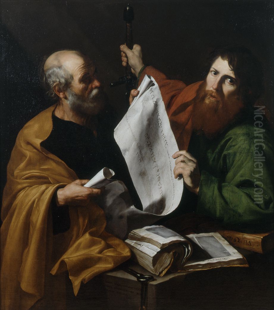 Saint Peter And Saint Paul Oil Painting by Jusepe de Ribera