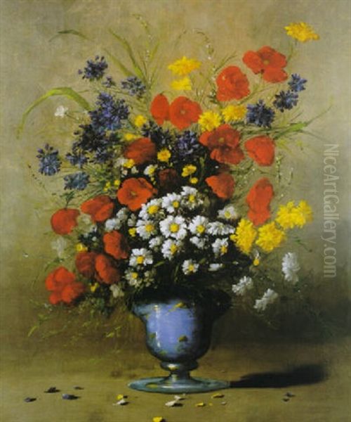Still Life Oil Painting by Germain Theodure Clement Ribot