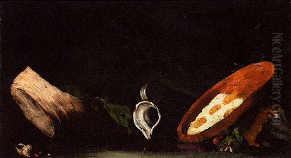 Nature Morte Oil Painting by Theodule Augustine Ribot