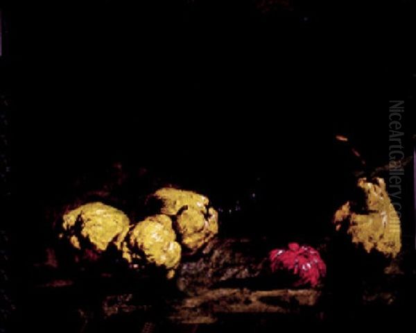 Nature Morte Oil Painting by Theodule Augustine Ribot