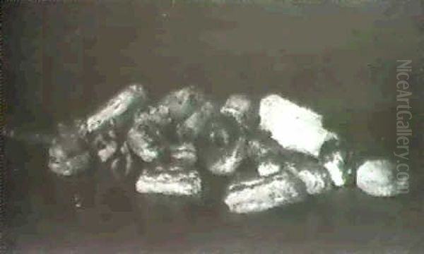 Nature Morte De Patisserie Oil Painting by Theodule Augustine Ribot