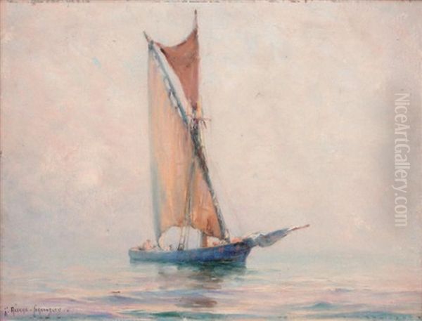 Le Voilier Oil Painting by Georges Ricard-Cordingley