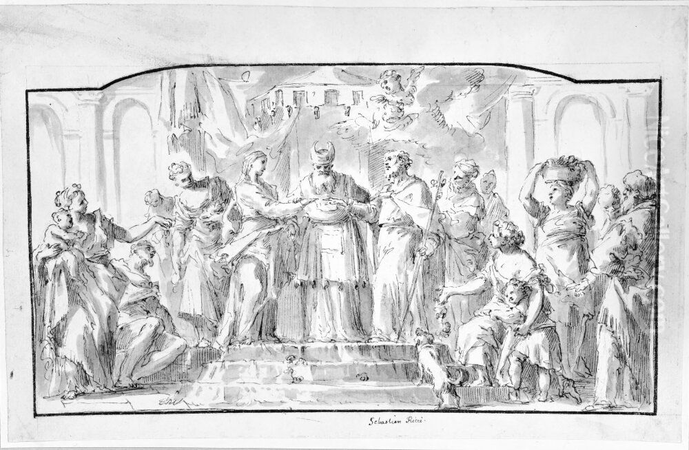 The Presentation In The Temple Oil Painting by Sebastiano Ricci