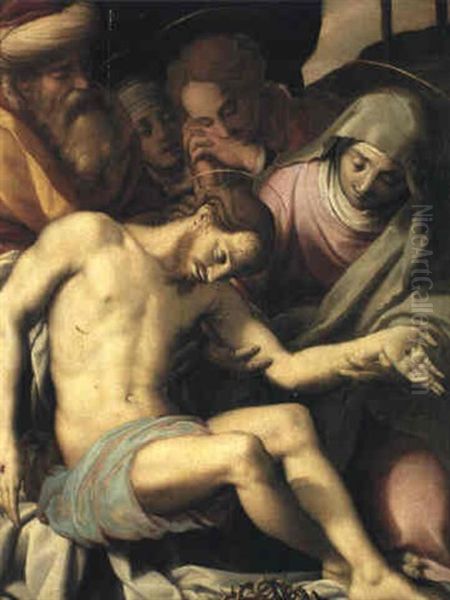 Korsnedtagningen Oil Painting by Daniele Ricciarelli