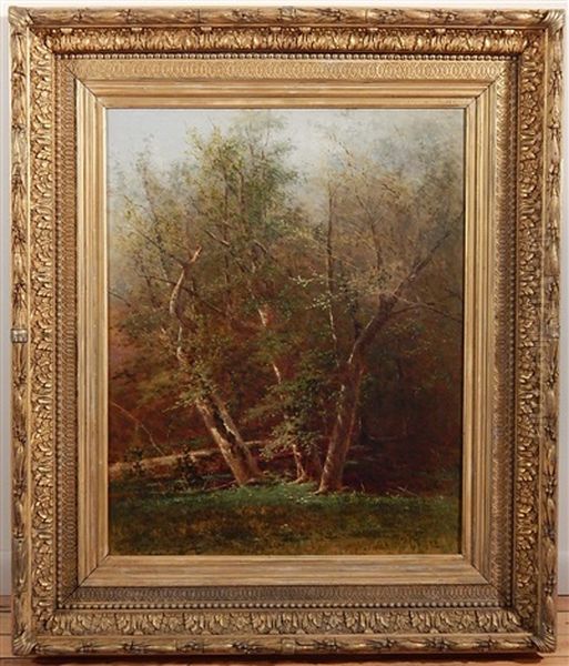 Early Fall Landscape Oil Painting by Frederick Debourg Richards