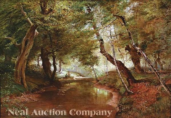 Penfield, Green County, Georgia Oil Painting by Thomas Addison Richards