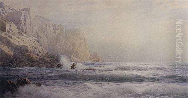 Forest Stream Oil Painting by William Trost Richards