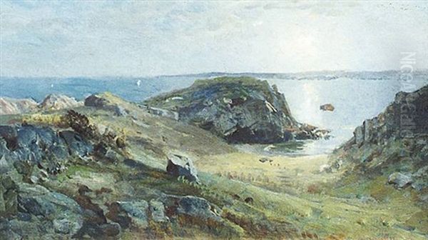 Forest Stream Oil Painting by William Trost Richards