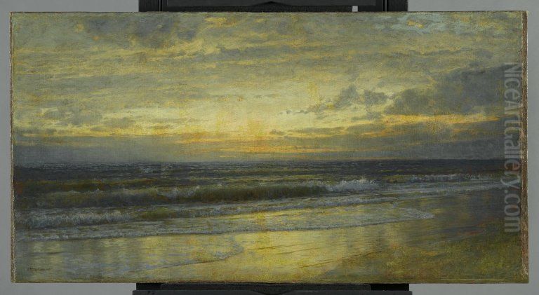 Marine Oil Painting by William Trost Richards