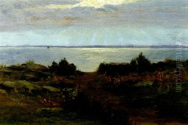 Afternoon Effect, Isle Of Shoals Oil Painting by Francis Henry Richardson