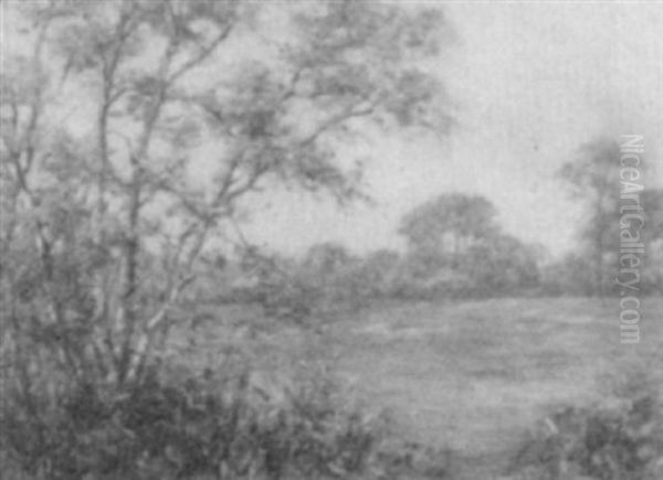 Hazy Day Oil Painting by Francis Henry Richardson