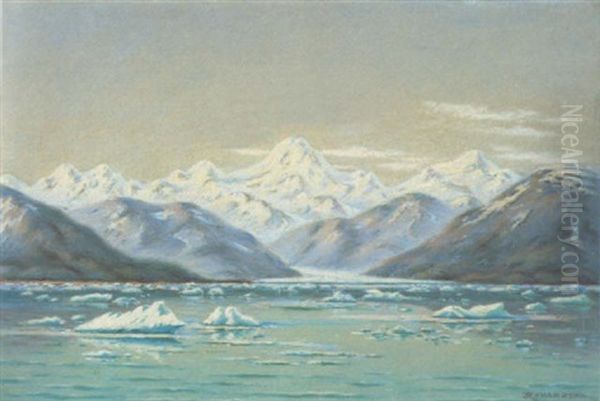 Mount St. Elias Oil Painting by Theodore J. Richardson