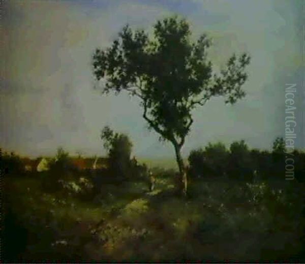 La Route De Campagne Oil Painting by Leon Richet